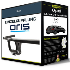 Starre Anhängerkupplung für OPEL Corsa D Fliessheck 11.2006-11.2014 Typ S07 Oris