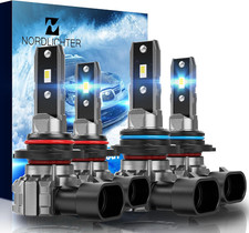 9005 9006 Bulbs, 600 Brightner 48000LM 6500K Xenon White