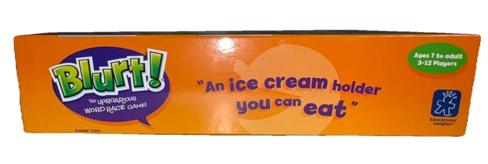 Blurt! The Uproarious Word Race Game Ages 7+ 3-12 Players Educational Insights - Image 4 of 4