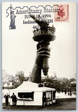 #C1594 Statue of Liberty Torch Maxi Card w/Pictorial Cancel