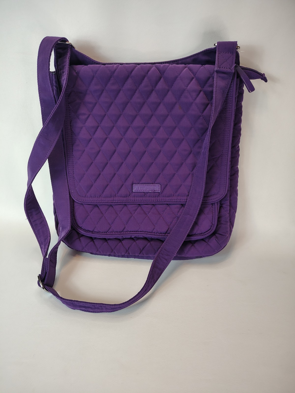 Vera Bradley Quilted Purse Crossbody Shoulder Bag Lavender purple