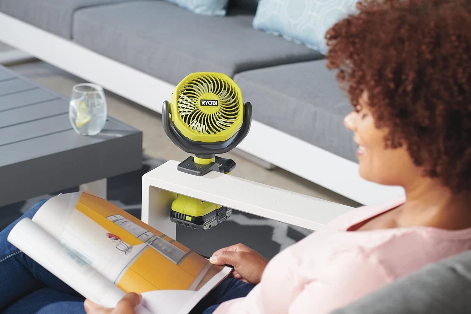 Ryobi RCF18-0 One+ Clamp Fan - Thumbnail 4