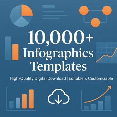 10,000+ Professional Infographics Templates High-Quality Digital Download - Image 1 of 4