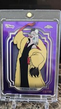 2024 Topps Chrome Disney Cruella De Vil Purple Refractor Out Of 199