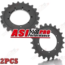 ASI 2x Drive Sprocket For Kubota KX91-3,KX033-4,KX71-3 9 Mounting Hole 21Teeth