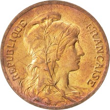 [#43229] Coin, France, Dupuis, 5 Centimes, 1906, MS, Bronze, KM:842, Gadoury:165