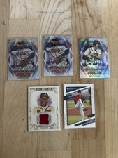 Braves Lot MLB Stars Ozzie Albies Max Fried Braves Relic Matt Olson