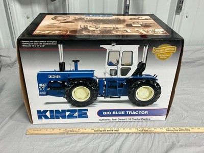 KINZE 1:16 model 640 Big Blue Twin Diesel 4WD TRACTOR HUGE
