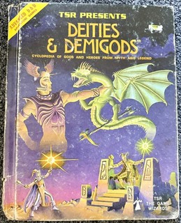 Advanced Dungeons And Dragons. Deities & Demigods. Cthulhu. TSR. 1980. 1st Print