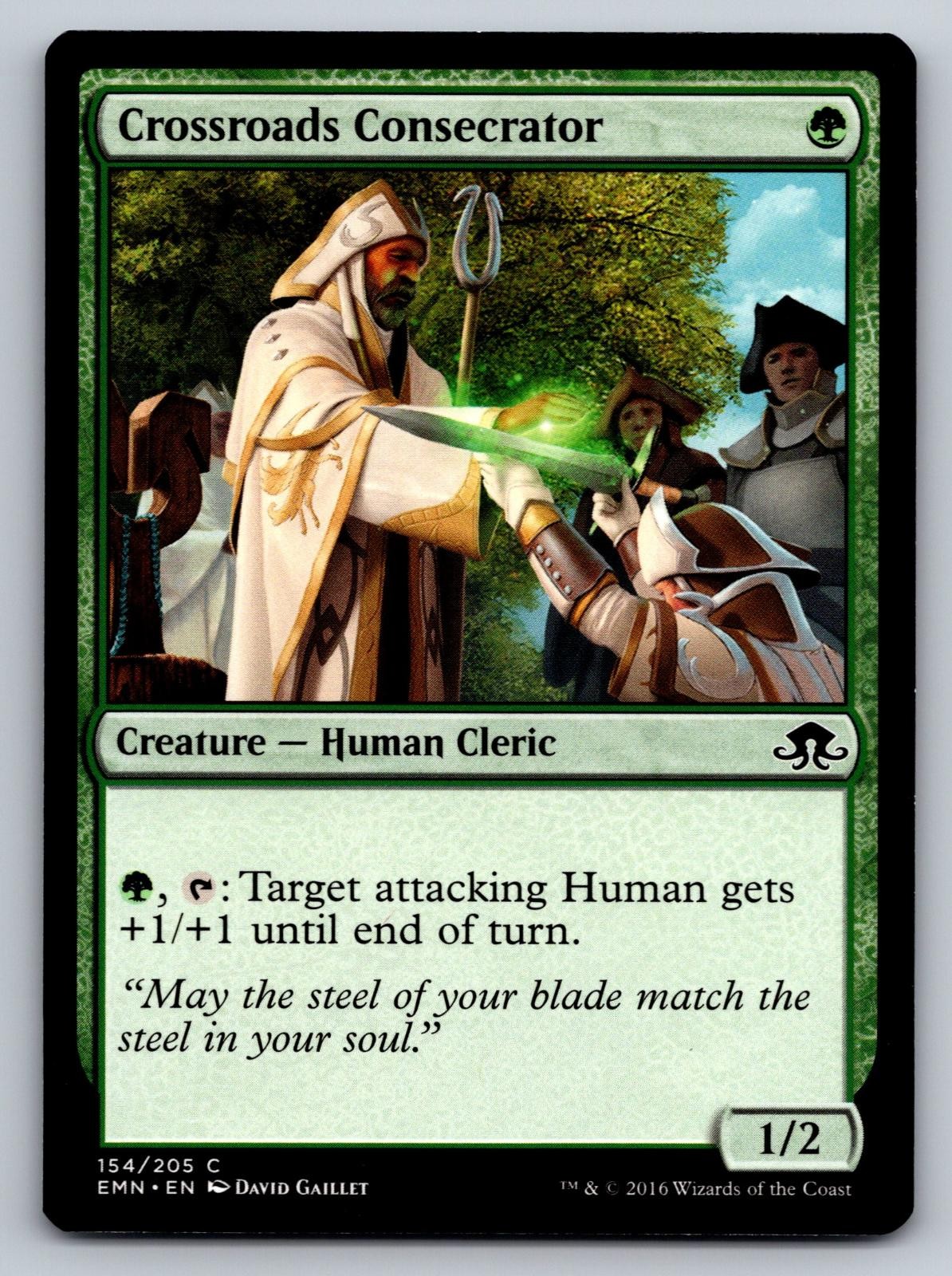 Crossroads Consecrator 154 Common Eldritch Moon Magic: The Gathering Near Mint