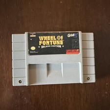 Wheel of Fortune Deluxe Edition (Nintendo SNES) Cartridge Only, Tested