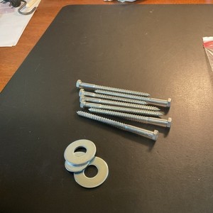 3/8 X 4 Inch Stainless Steel Hex Drive Hex Head Lag Screw 7 In Total
