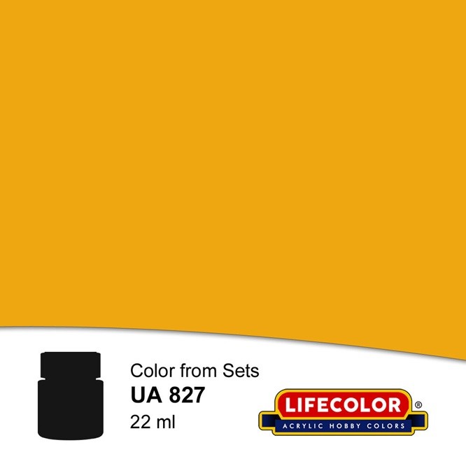 Lifecolor NUA827 - Warning Panel Yellow Late 22 Ml - New