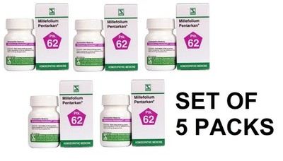 Millefolium Pentarkan Tablets  Excessive Uterine Bleeding Support Pack of 5 ×20g