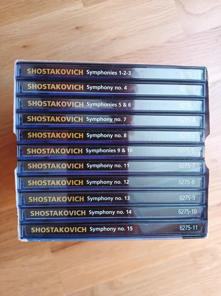 Shostakovich - Rudolf Barshai WDR - Complete Symphonies - 11 CD Box Set - Jewel - Bild 4 von 4