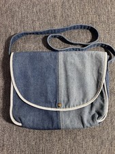 ban.do Y2K Style Denim on Denim Messenger Bag...