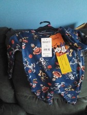 NEW, DISNEY MICKEY MOUSE AND FRIENDS 2 Pc PAJAMA Halloween Set Size 2T