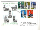 1972 OLD ENGLISH PARISH CHURCHES - BATH CDS STUART FDC FROM COLLECTION L18