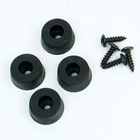 4x Quality Rubber Feet for Guitar Amps Speaker Cabinets etc, dim 19mm