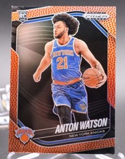 2024-25 Panini Prizm Black Anton Watson RC #238 Basketball #/225 New York Knicks