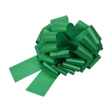 2Pack 16 Inch Large Pull Bow Gift Wrapping Big Pull Bows Ribbon Dark Green