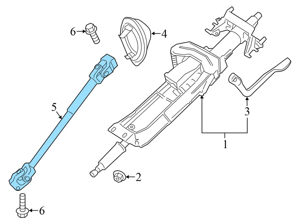BMW 340I GT XDRIVE 2017-2019 - Eje de dirección 6791299 Foto 3 de 4