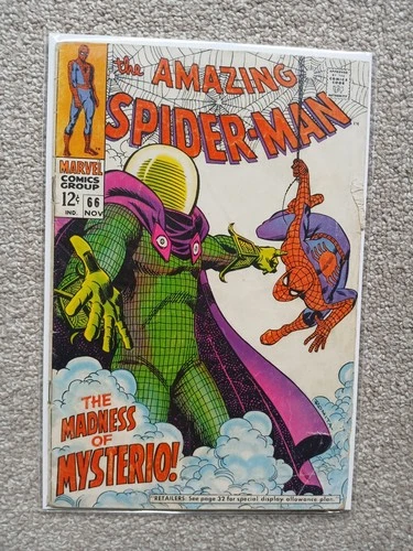The Amazing Spider-Man # 66 GD+ Marvel 1968 Mysterio Appearance