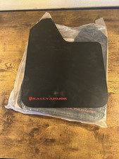 Rally Armor Universal Mud Flaps Black Red Logo New No Hardware USA Made 4qty