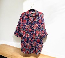 Vintage sleep solutions 100 cotton floral size medium Night Gown M 90s