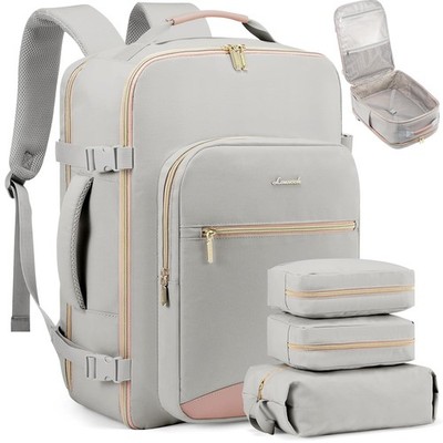 LOVEVOOK Reiserucksack 40L Damen Wasserdicht Laptop 17 Zoll