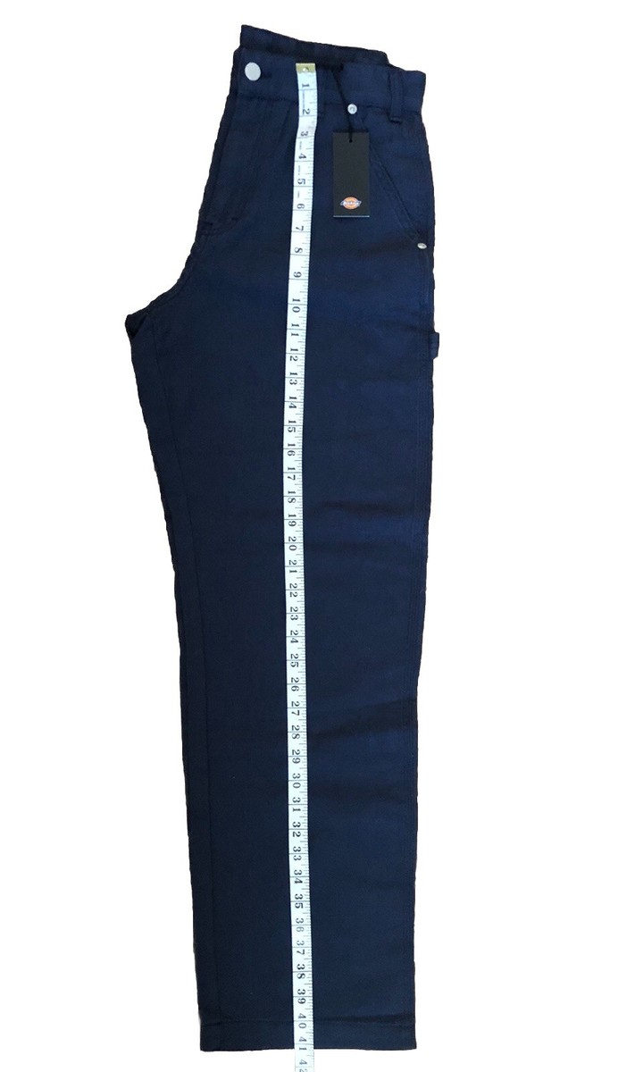 Dickies Men's Tonal Jacquard Painter Pants - Size 30 x 32 Navy