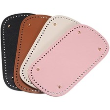 uxcell Leather Bag Bottom Shaper, 4Pcs DIY PU Purse Shaper Bag Bottom
