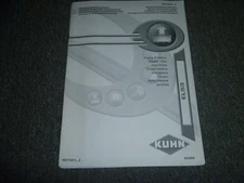 KUHN Model EL53 Power Tiller Assembly & Predelivery Instruction Manual xz