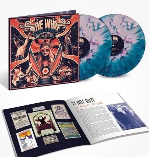 SOLD OUT SPLATTER VINYL 2 LP SEALED THE WHO LIVE AT THE OVAL 1971 AUDIOPHILE 180
