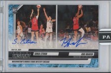 2025 Panini Instant WNBA Kiki Iriafen Sonia Citron Dual Auto 2/10 Mystics Rookie