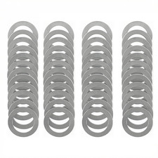 M13 19Mm 304 Stainless Flat Washer Shim Set 48Pcs 0.1/0.2/0.3/0.5Mm Each 12Pcs