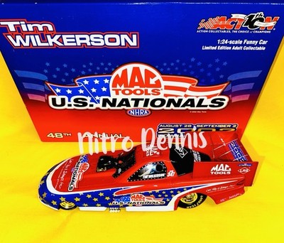 NHRA 1:24 TIM WILKERSON Diecast US NATIONALS Top Fuel NITRO Funny Car ACTION