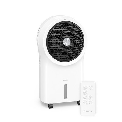 Whirlwind Luftkühler mobil 320 m³/h 30m² leise 2 Kühlpacks 3 Modi 60W Ventilator