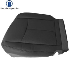 Passenger Bottom Leather Seat Cover For 2013-2018 Nissan Altima Charcoal Black Passenger Bottom Leather Seat Cover For 2013-2018 Nissan Altima Charcoal Black