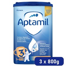 3 x 800g Aptamil 3 Toddler Milk Suitable For Ages 1+ Year Formula