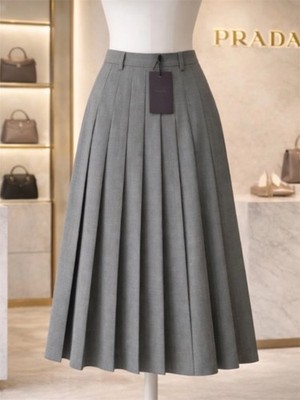PRADA Rock Schurwolle Neu Gr. 36 DE