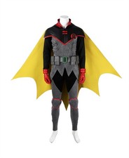 Damian Wayne Robin Costume Batman Superhero Cosplay Outfit Halloween