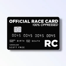 Official R Card Credit Card Sticker Debit Card Skin Cover Wallet Decal