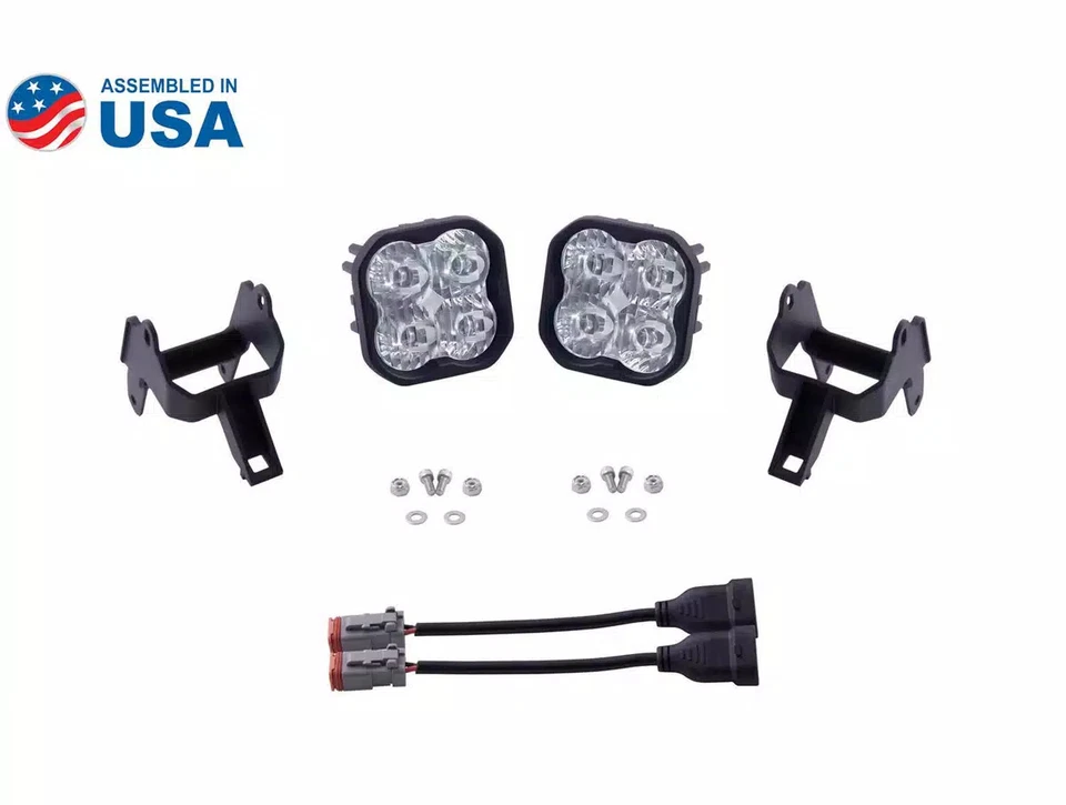 Diode Dynamics SS3 Backlit LED Fog Lights Fits 2002-2005 Ford Excursion - Image 3 of 4