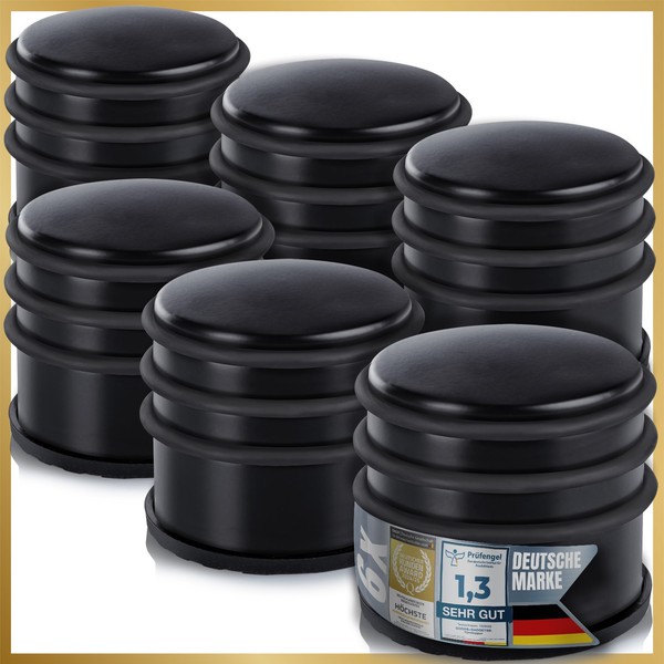 TüRstopper TüRpuffer Boden TüRhalter Feststeller Edelstahl Schwarz Set 1200G-image