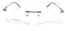 VAN HEUSON 3 PIECE RIMLESS MODEL 200 in GUNMETAL