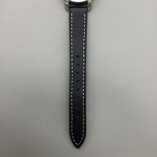 Fossil Watch Women 34mm JR-1292 Silver Tone Black Leather Band New Battery - Picture 10 of 16