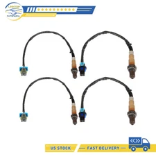 4 PCS Up & Down Oxygen Sensors Manual Trans For Chevy Camaro V6 3.6L 2010-2011