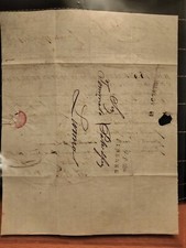 Prefilatelia. Toscana, Firenze/Livorno 17-8-1824. Con Testo. Vollmeier 5p.