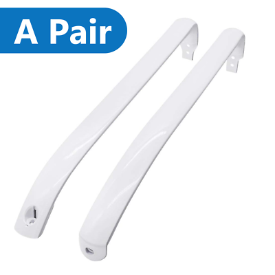 #ad Door Handles Compatible for GE Refrigerator WR12X22148 WR12X20141 WR12X11011 $20.88